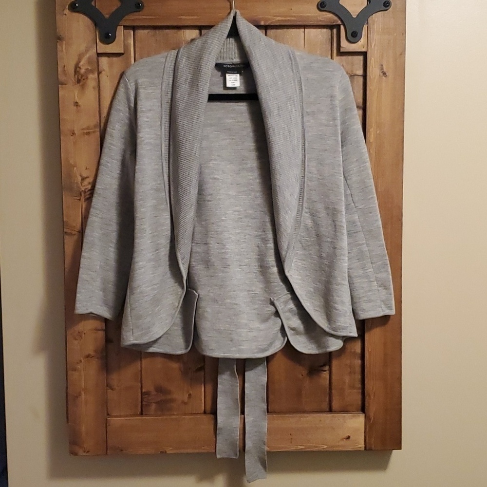 BCBGMaxAzria Merino Wool Shawl Collar Cardigan Size Small